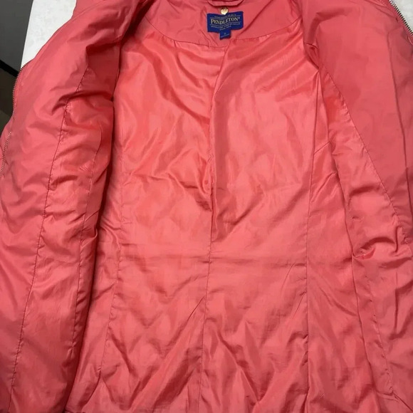 PENDLETON Base Warmth Duck Down Coral Puffer Jacket Size S - Picture 4 of 13